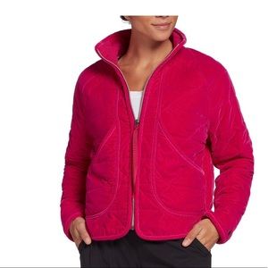 Calia velour quilted jacket
